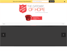 Tablet Screenshot of gatewayofhope.ca